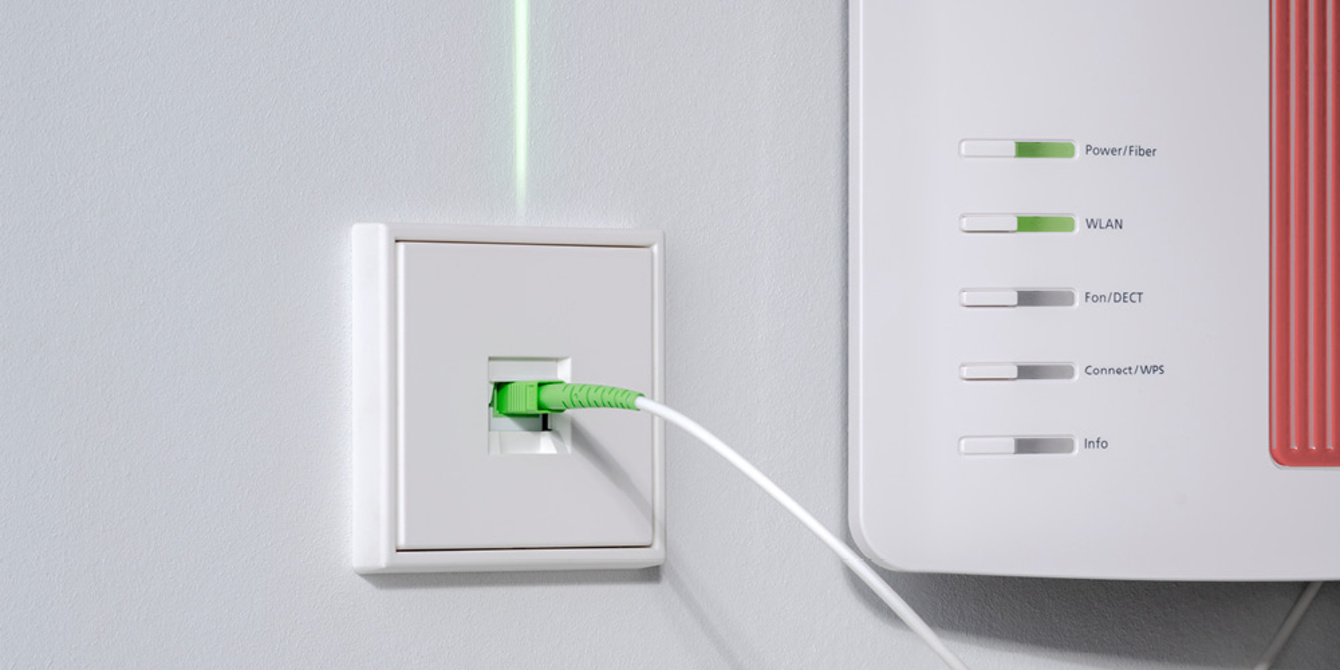 Die neuen Glasfaser-Anschlussdosen bei Elektrotechnik Neudietendorf in Neudietendorf