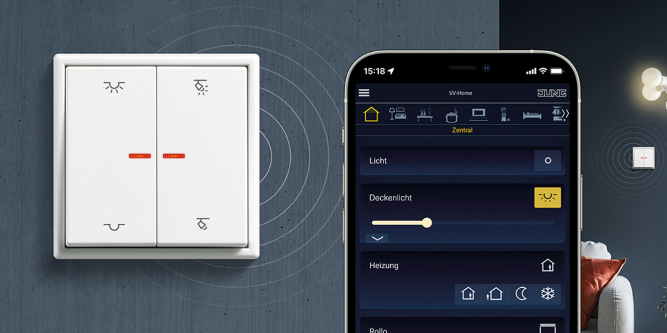 KNX RF Taster bei Elektrotechnik Neudietendorf in Neudietendorf
